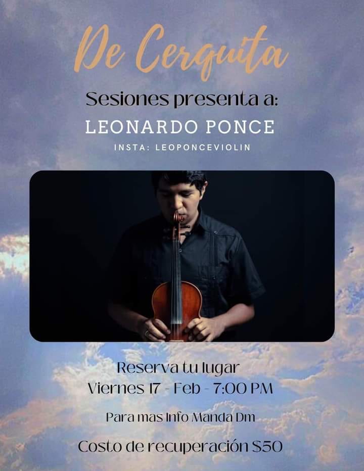 Concierto de Leo Ponce en Chalco