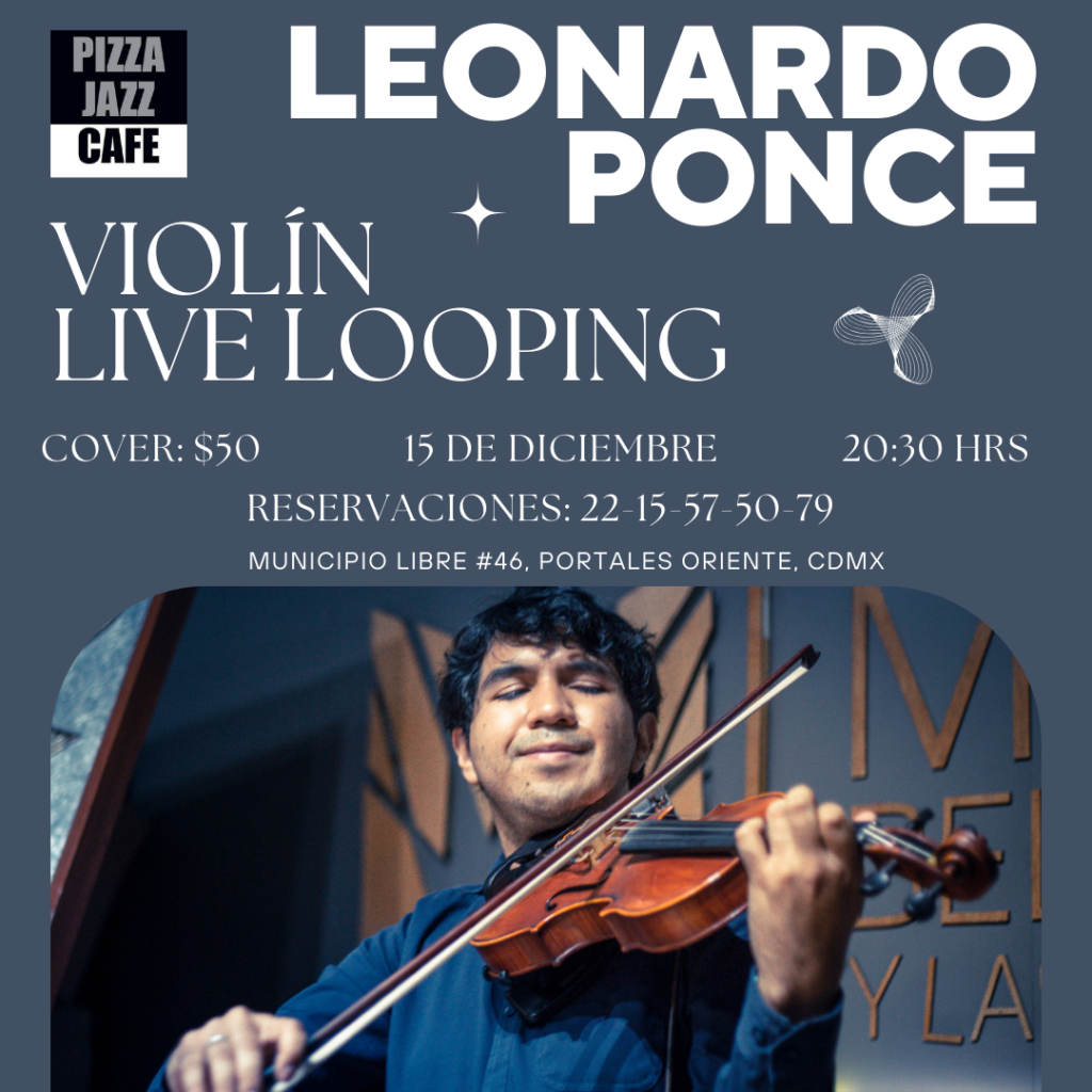 Concierto de live looping en CDMX