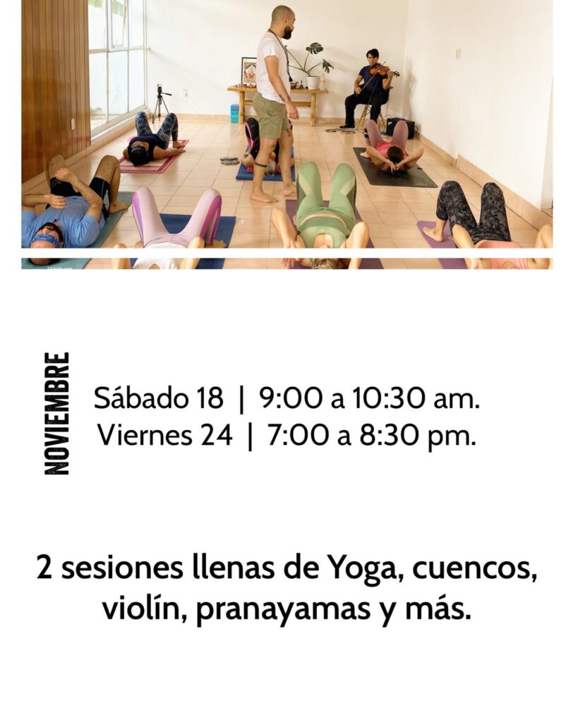 Violinista para clases de Yoga