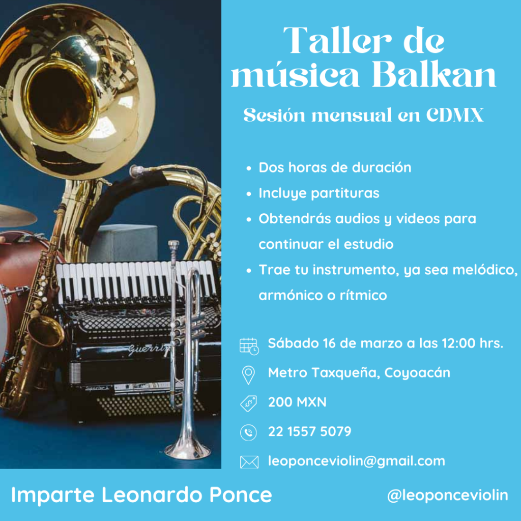 talleres de balkan y live looping