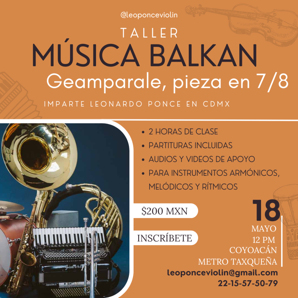 Taller de música balkan: Geamparale