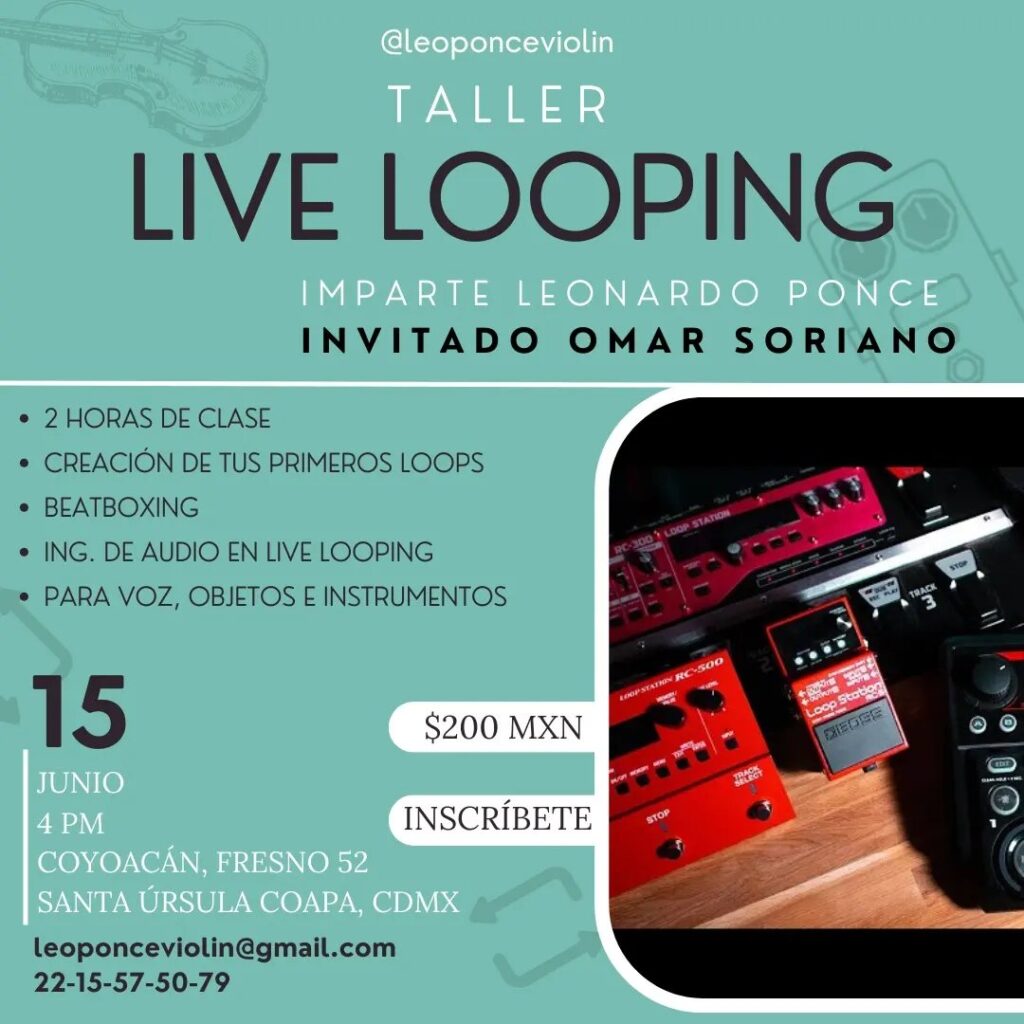 Taller de live looping en Ciudad de México