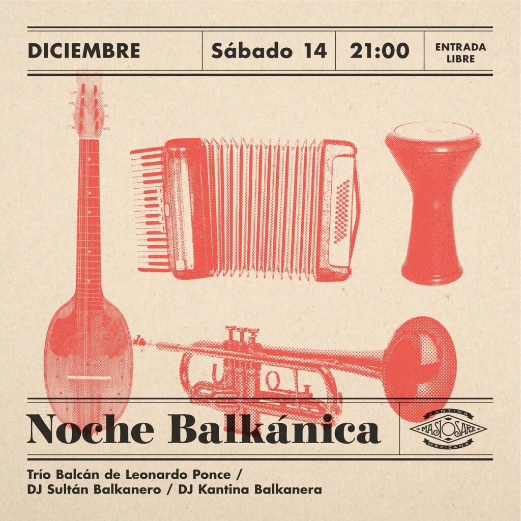 noche balkánica con trío de la Orbamex, Orquesta Balkan de México