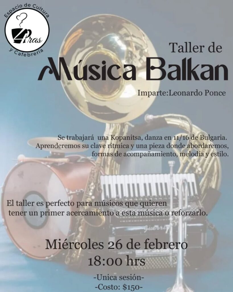 Taller de música balkan en Ixtapaluca, Estado de México