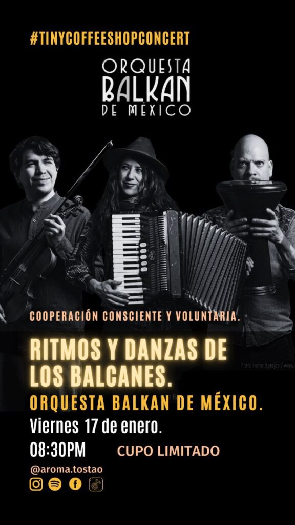 Trío Orbamex en Aroma Tostao Café